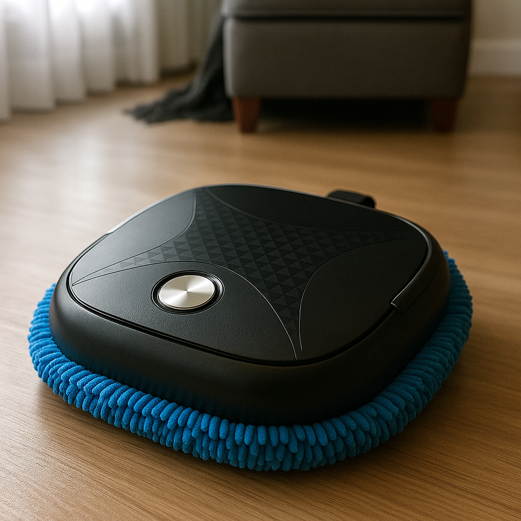 🤖 Smart robotic cleaning machine for wet and dry cleaning – automatic and rechargeable