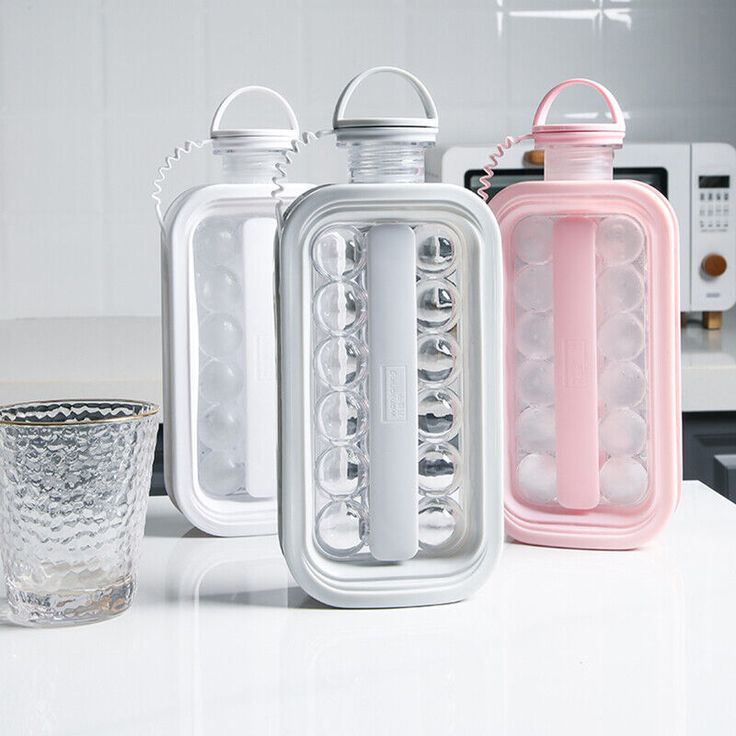 🥤2 in 1 Ice Ball Maker & Water Bottle  🧊✨ (2-Pack)