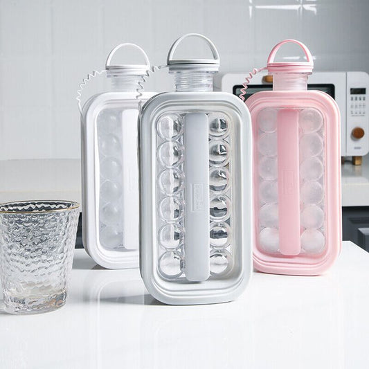 🥤2 in 1 Ice Ball Maker & Water Bottle  🧊✨ (2-Pack)